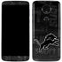 NFL Detroit Lions Black & White Moto E5 Plus Skin