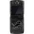 NFL Detroit Lions Black & White Motorola RAZR Skin