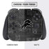 NFL Detroit Lions Black & White Nintendo Switch Bundle Skin