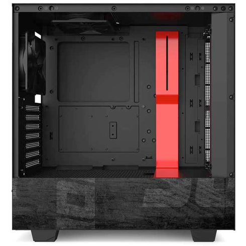 NFL Detroit Lions Black & White NZXT H510 Compact ATX Mid-Tower Case Skin