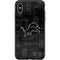 NFL Detroit Lions Black & White Otterbox Symmetry iPhone Skin