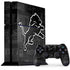 NFL Detroit Lions Black & White PS4 Console and Controller Bundle Skin