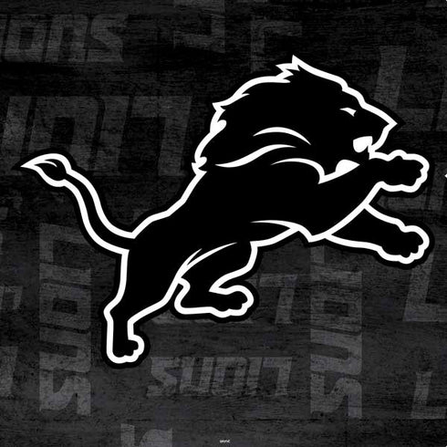 NFL Detroit Lions Black & White PS4 Controller Skin