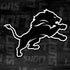NFL Detroit Lions Black & White PS4 Pro/Slim Controller Skin