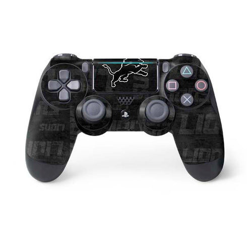 NFL Detroit Lions Black & White PS4 Pro/Slim Controller Skin
