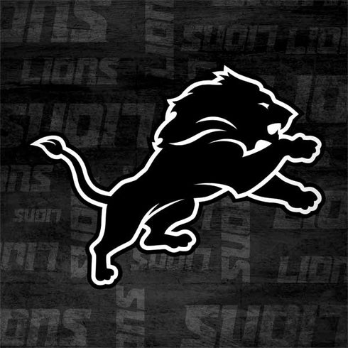 NFL Detroit Lions Black & White Surface Book 2 15in Skin
