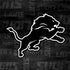 NFL Detroit Lions Black & White Surface Book 2 15in Skin