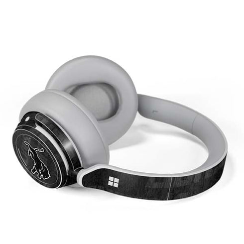 NFL Detroit Lions Black & White Surface Headphones Skin
