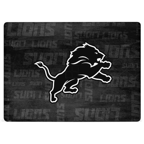 NFL Detroit Lions Black & White Surface Laptop 2 Skin