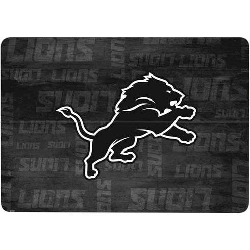 NFL Detroit Lions Black & White Surface Laptop Studio Skin