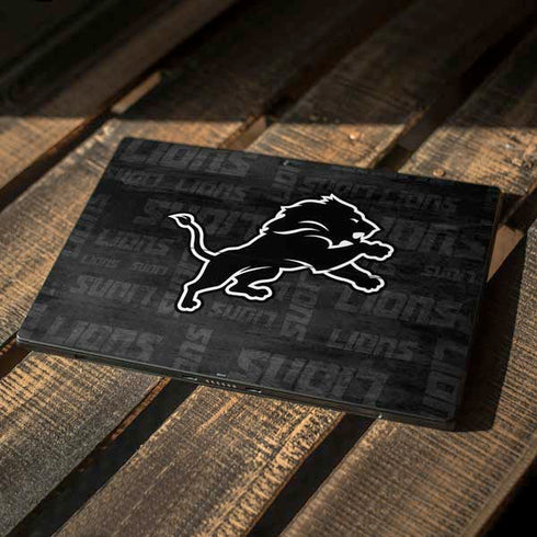NFL Detroit Lions Black & White Surface Pro 6 Skin