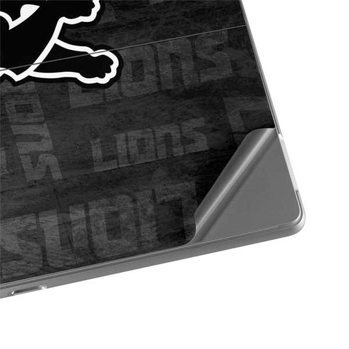 NFL Detroit Lions Black & White Surface Pro 8 Skin