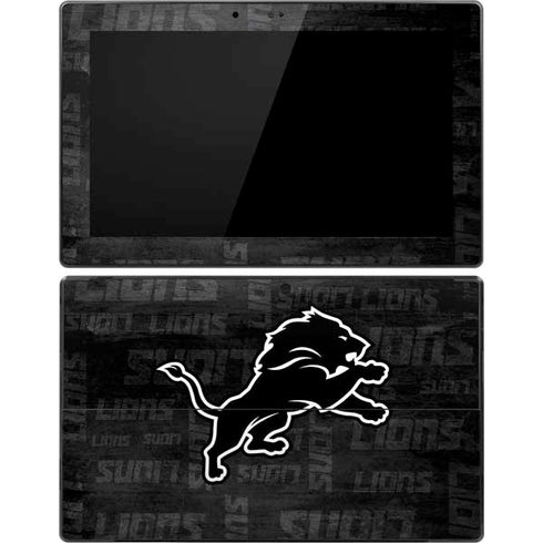 NFL Detroit Lions Black & White Surface Pro Tablet Skin