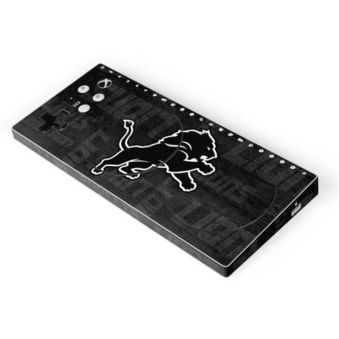 NFL Detroit Lions Black & White Xbox Adaptive Controller Skin