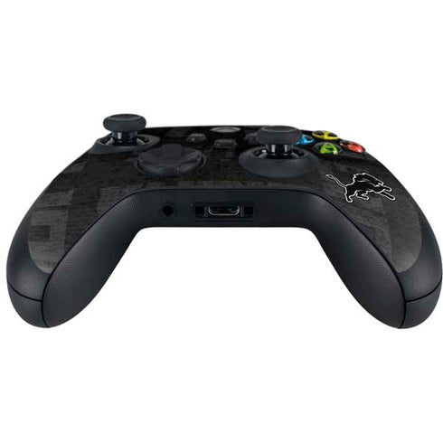 NFL Detroit Lions Black & White Xbox Series X Controller Skin