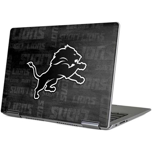 NFL Detroit Lions Black & White Yoga 710 14in Skin