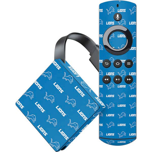 NFL Detroit Lions Blitz Series Amazon Fire TV Skin