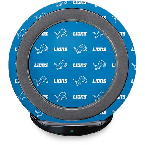 NFL Detroit Lions Blitz Series Fast Charge Wireless Charging Stand Skin