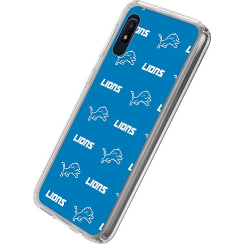 NFL Detroit Lions Blitz Series Galaxy A10e Clear Case