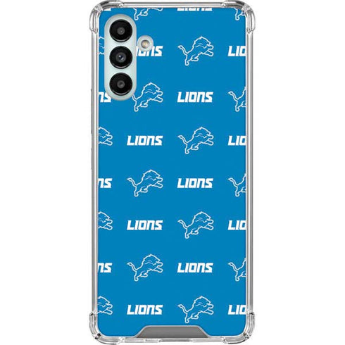 NFL Detroit Lions Blitz Series Galaxy A13 5G Clear Case