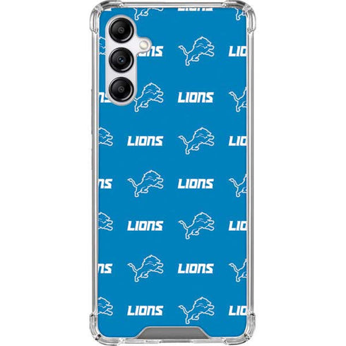 NFL Detroit Lions Blitz Series Galaxy A14 5G Clear Case
