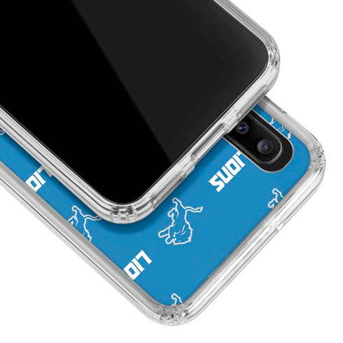 NFL Detroit Lions Blitz Series Galaxy A30 Clear Case