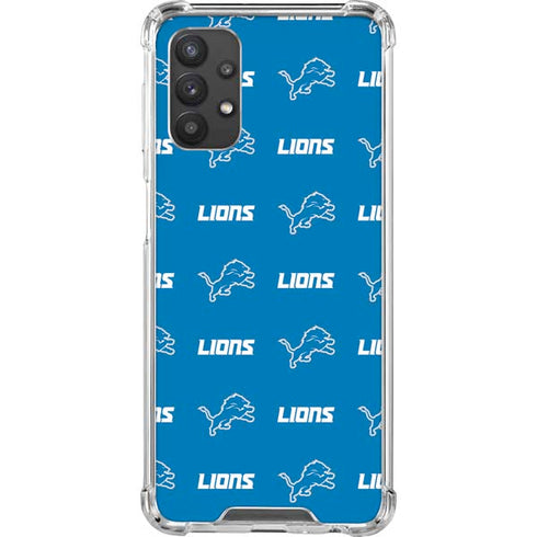 NFL Detroit Lions Blitz Series Galaxy A32 5G Clear Case