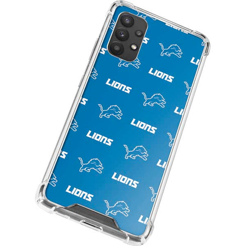 NFL Detroit Lions Blitz Series Galaxy A32 5G Clear Case