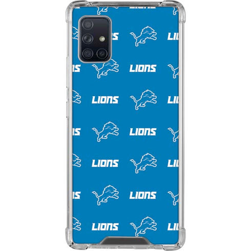 NFL Detroit Lions Blitz Series Galaxy A51 5G Clear Case