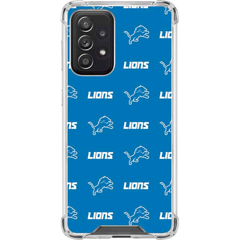 NFL Detroit Lions Blitz Series Galaxy A52 5G Clear Case