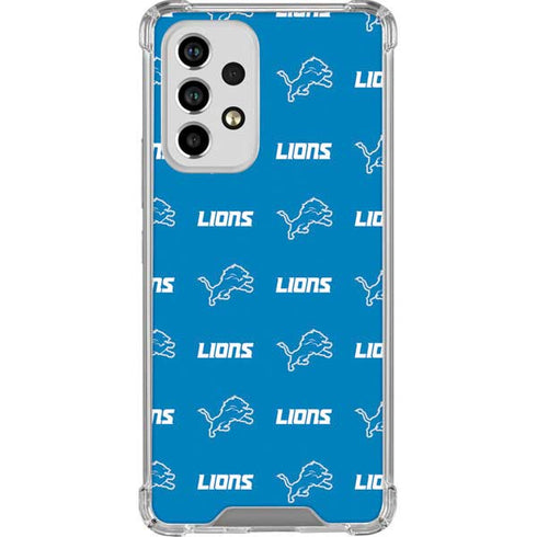 NFL Detroit Lions Blitz Series Galaxy A53 5G Clear Case