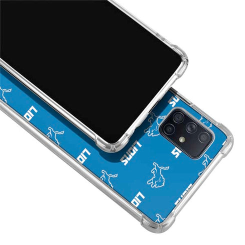 NFL Detroit Lions Blitz Series Galaxy A71 5G Clear Case