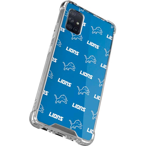 NFL Detroit Lions Blitz Series Galaxy A71 5G Clear Case