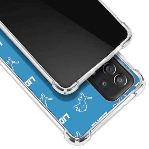 NFL Detroit Lions Blitz Series Galaxy A72 5G Clear Case