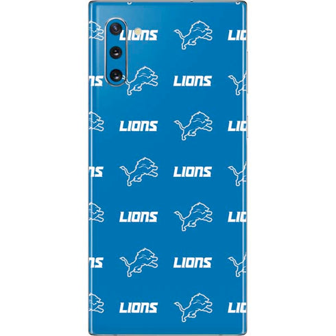 NFL Detroit Lions Blitz Series Galaxy Note 10 Skin