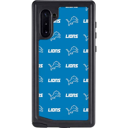 NFL Detroit Lions Blitz Series Galaxy Note 10 Waterproof Case