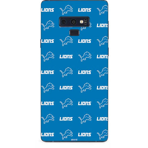 NFL Detroit Lions Blitz Series Galaxy Note 9 Skin