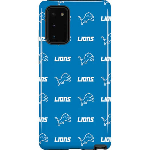 NFL Detroit Lions Blitz Series Galaxy Note20 5G Pro Case
