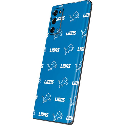NFL Detroit Lions Blitz Series Galaxy Note20 5G Skin