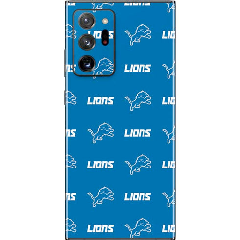NFL Detroit Lions Blitz Series Galaxy Note20 Ultra 5G Skin