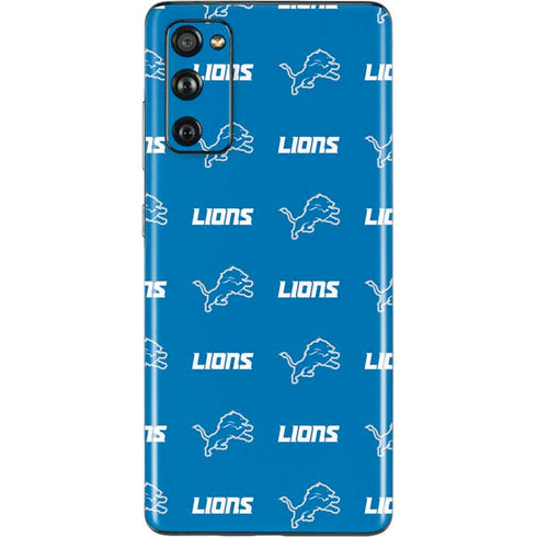 NFL Detroit Lions Blitz Series Galaxy S20 Fan Edition Skin