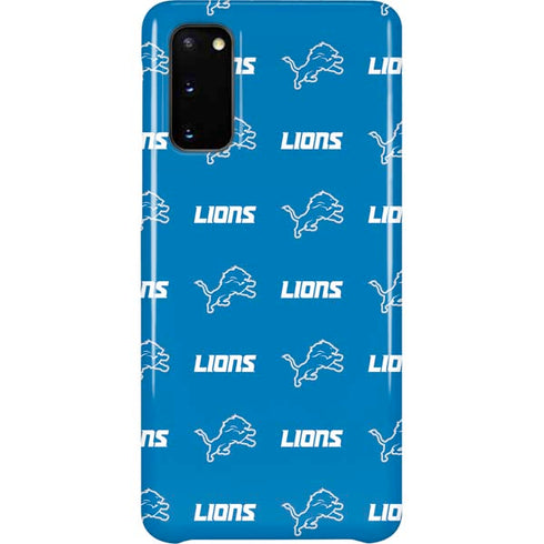 NFL Detroit Lions Blitz Series Galaxy S20 Lite Case