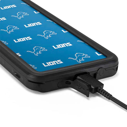 NFL Detroit Lions Blitz Series Galaxy S20 Plus Waterproof Case
