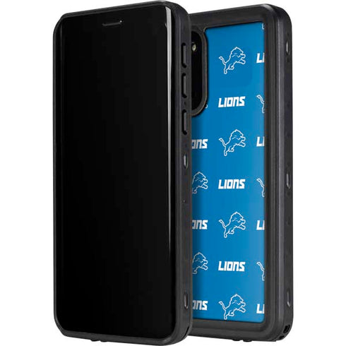 NFL Detroit Lions Blitz Series Galaxy S20 Waterproof Case