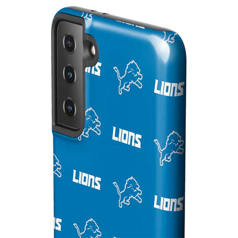 NFL Detroit Lions Blitz Series Galaxy S21 FE Pro Case