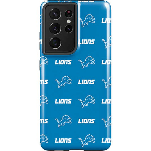 NFL Detroit Lions Blitz Series Galaxy S21 Ultra 5G Pro Case