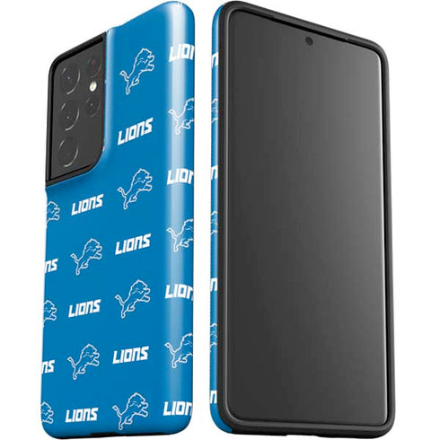 NFL Detroit Lions Blitz Series Galaxy S21 Ultra 5G Pro Case