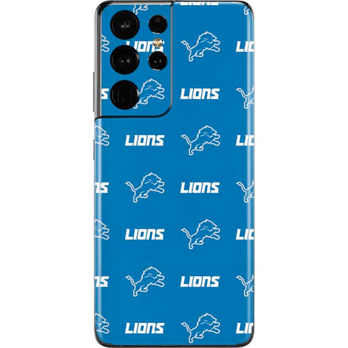 NFL Detroit Lions Blitz Series Galaxy S21 Ultra 5G Skin