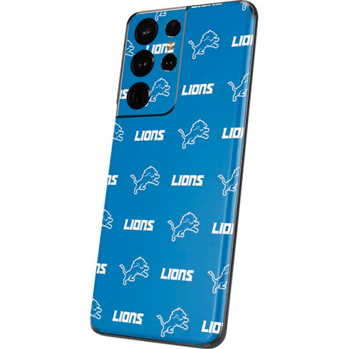 NFL Detroit Lions Blitz Series Galaxy S21 Ultra 5G Skin