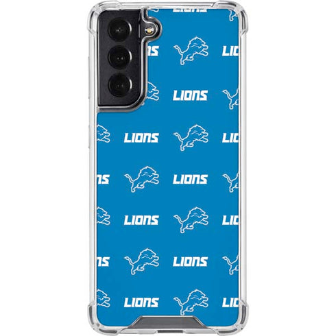 NFL Detroit Lions Blitz Series Galaxy S22 Clear Case
